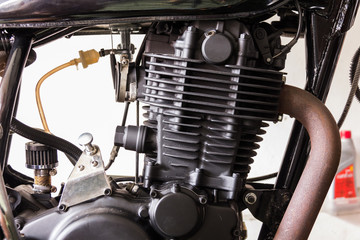 vintage Motorcycle machine