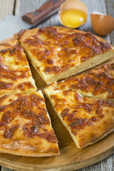 Hachapuri - Mengrelian cheese pie.