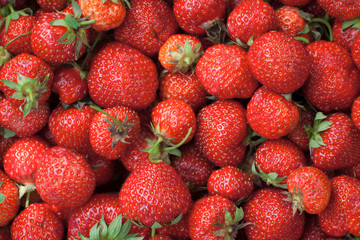 Strawberries background