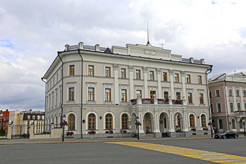 Fototapeta na wymiar City hall building in Kazan