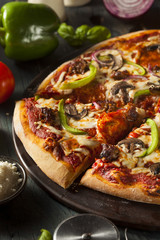 Homemade Hot Supreme PIzza