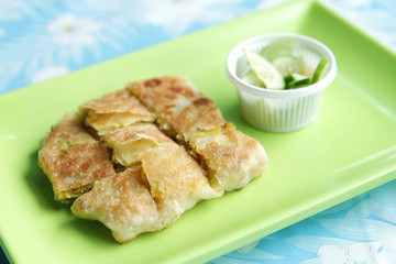 Mataba, Muslim and Indian pancake stuffed