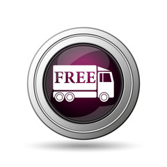 Free delivery truck icon