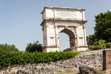 Obraz premium Arch of Titus in Roman Forum, Rome