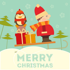 Merry Christmas Greeting Card
