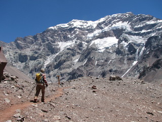 Hikers in the mountain