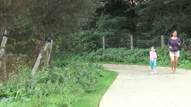 courir avec son enfant