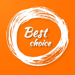 Banner with text - best choice.
