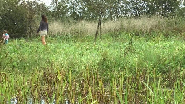 courir avec son enfant