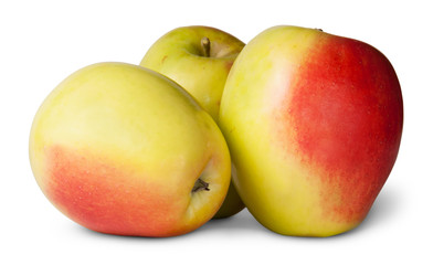 Three Red And Yellow Apple