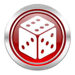 casino icon, hazard sign