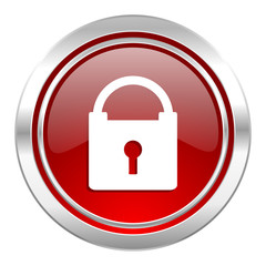 padlock icon, secure sign