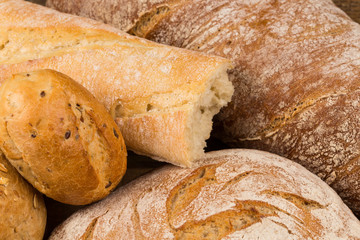 Close-up of traditional bread