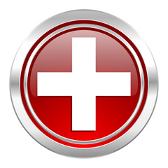 Obraz premium plus icon, cross sign
