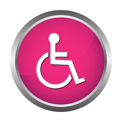 Handicapped wheelchair button