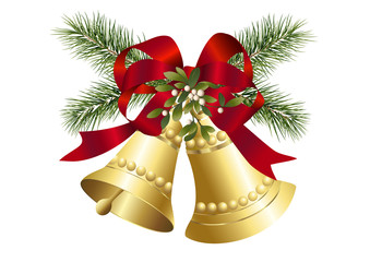 Mistelzweig und Weihnachtsglocken