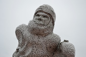 Sculpture from Cardiff bay