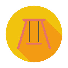 Swing. Single flat icon.