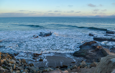 Fototapeta na wymiar Pacific coast near Santa Barbara, California