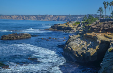 Pacific coast near San Diego, California