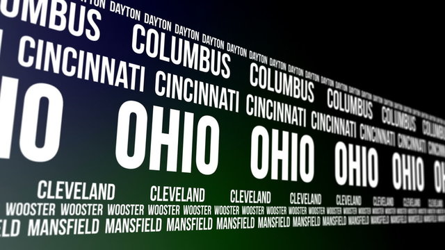 Ohio State and Major Cities Scrolling Banner