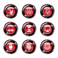 Science and education icons