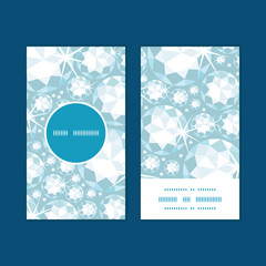 Vector shiny diamonds vertical round frame pattern business