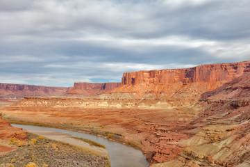 UT_Canyonlands National Pk-White Rim Road-view of Green River