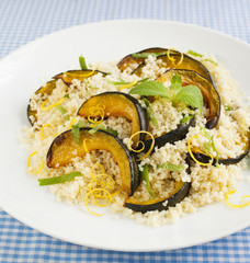 Roasted pumpkin and couscous salad