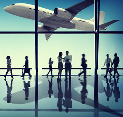 Business People Corporate Airport Concepts