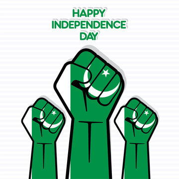 Independence Day of Pakistan design vector
