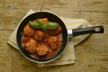 Meatballs in tomato sauce 番茄酱肉丸 Expo Milan 2015 food