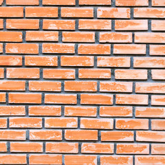 Red brick wall texture background