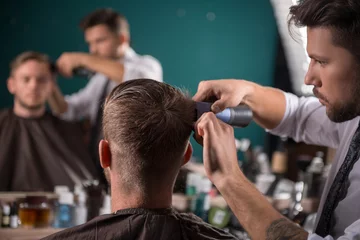 Crédence de cuisine en verre imprimé Salon de coiffure professional  hairdressing salon