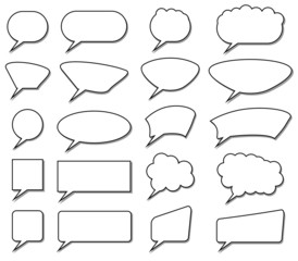 Speech bubble collection