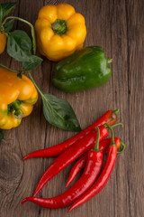 Colored bell peppers