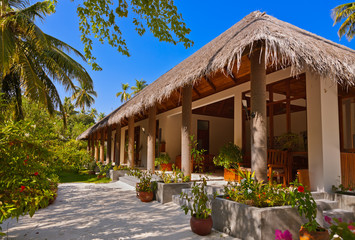 Lobby on Maldives island