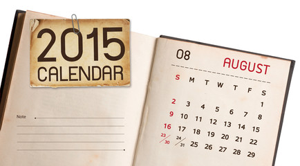 Calendar 2015 August