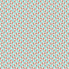 Seamless Pattern Candy Canes Light Retro © Jan Engel