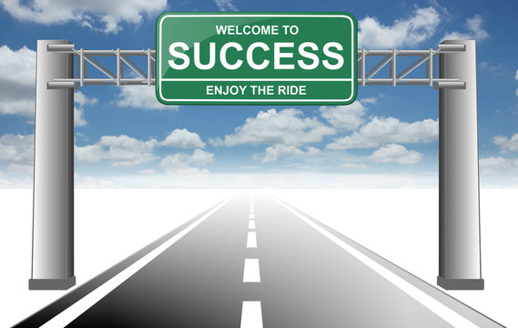 welcome to success enjoy the ride road