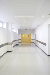 Exit of hospital