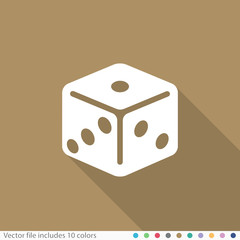 Flat Long Shadow Icon