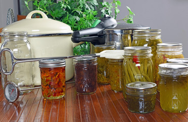 Home canned food