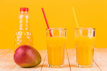 Mango and juice.