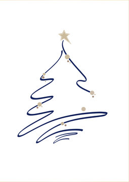tannenbaum - blau