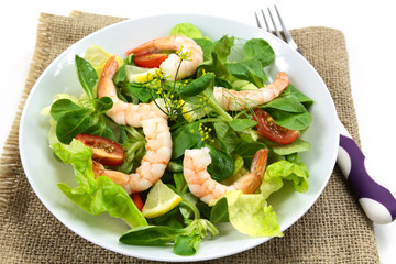 salade de crevettes