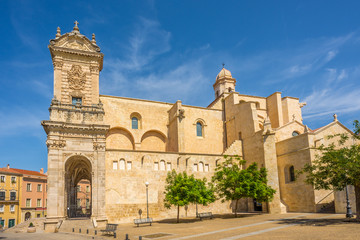 Fototapeta na wymiar Cathedral San Nicola in Sassari