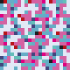 seamless pattern modern, pink, square