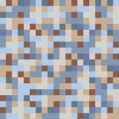 pattern fashion trend squares background blue brown vector