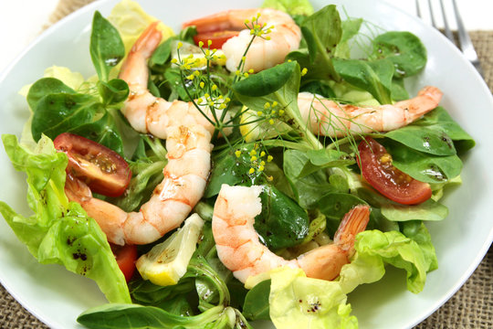 salade de crevettes